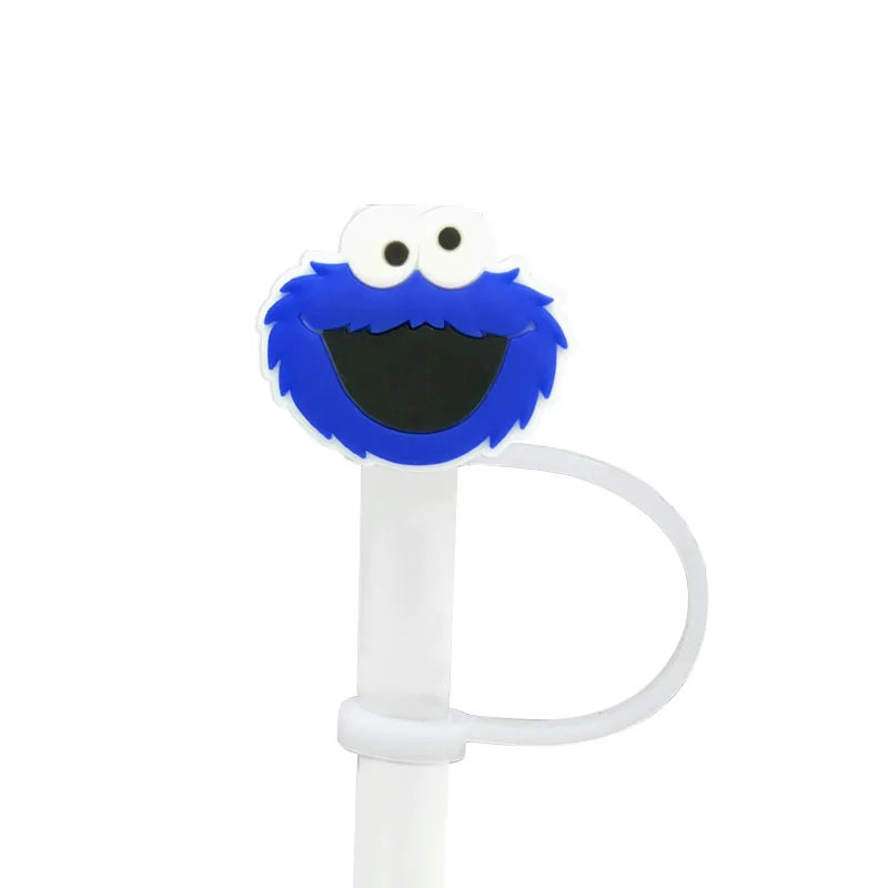 Bean Space Cartoon Silicone Straw Cover