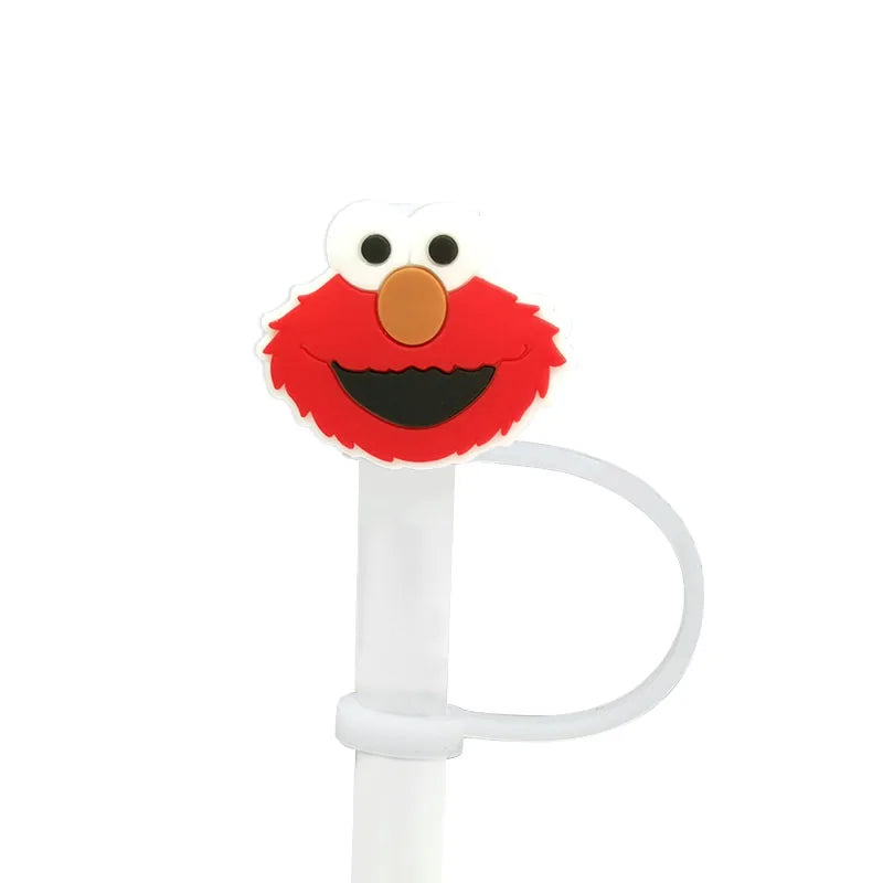 Bean Space Cartoon Silicone Straw Cover