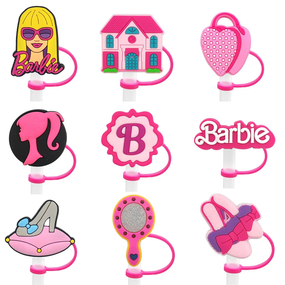 MINISO Barbie Doll Straw Cover - 10MM Reusable Plug