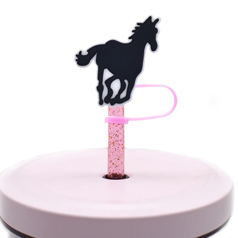 Cowgirl Charm Straw Topper - PVC Horse Hat