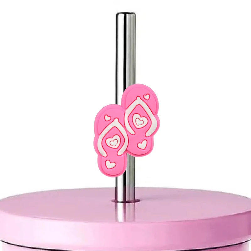 Girls' Custom PVC Straw Topper Charm