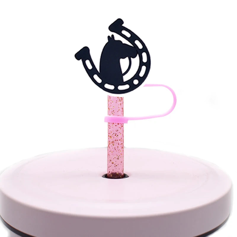 Cowgirl Charm Straw Topper - PVC Horse Hat