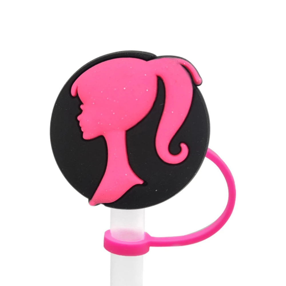 MINISO Barbie Doll Straw Cover - 10MM Reusable Plug