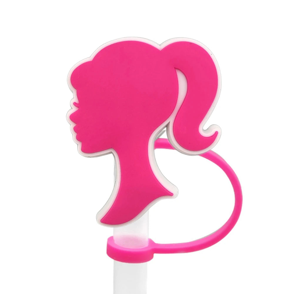 MINISO Barbie Doll Straw Cover - 10MM Reusable Plug