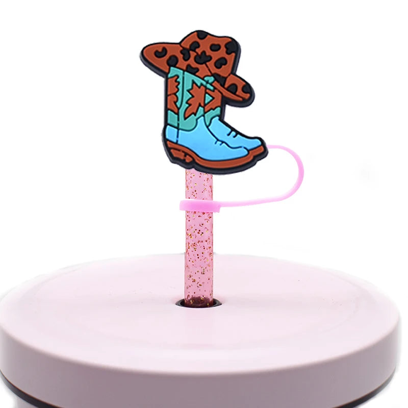 Cowgirl Charm Straw Topper - PVC Horse Hat