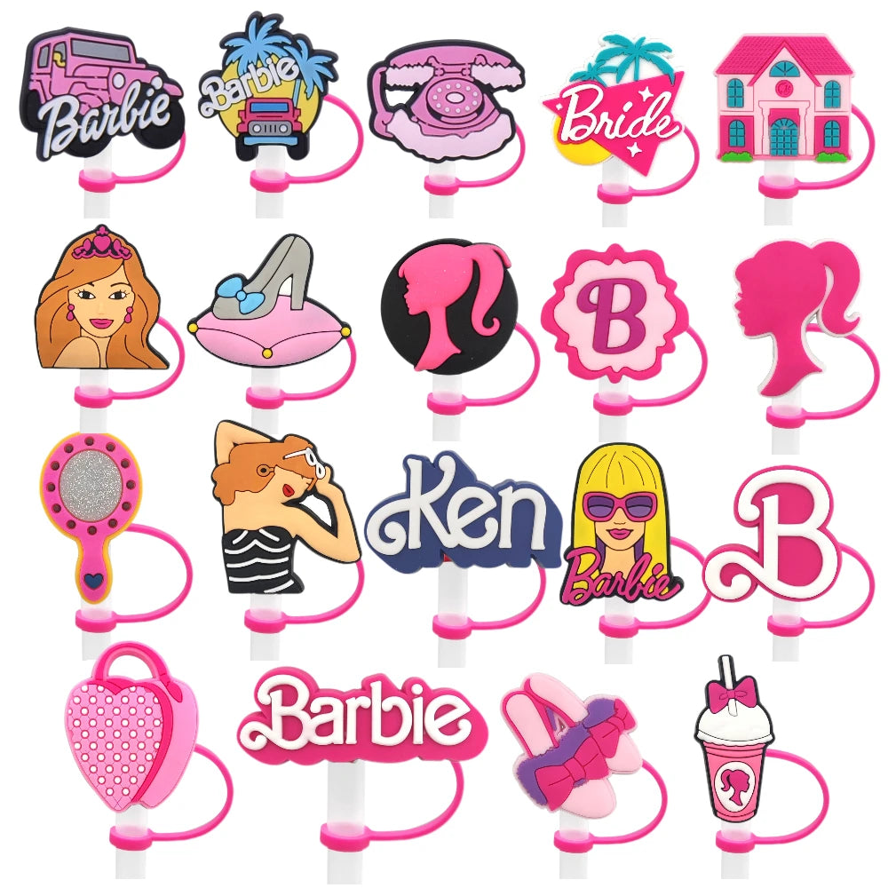 MINISO Barbie Doll Straw Cover - 10MM Reusable Plug