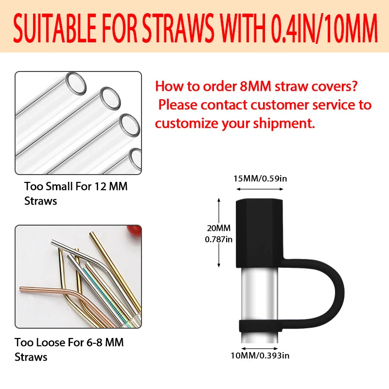 Hot Toys Disney Christmas Straw Cover - 10MM Eco Plug