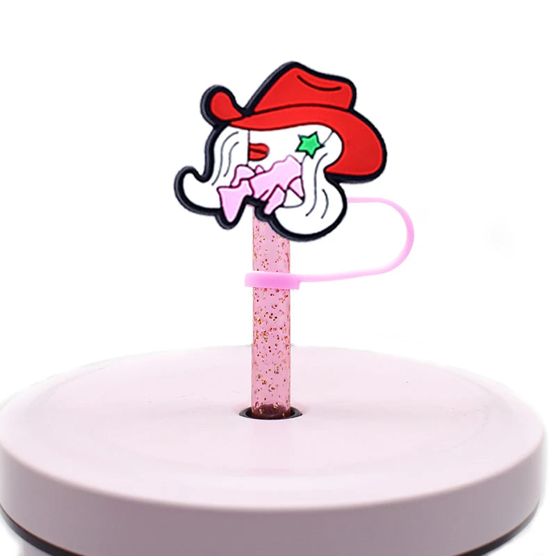 Cowgirl Charm Straw Topper - PVC Horse Hat