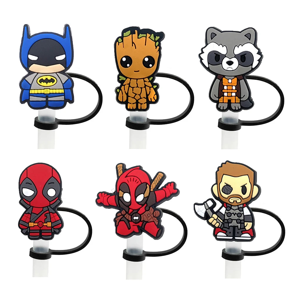 Marvel Avengers Straw Cover - Reusable Hero Cap