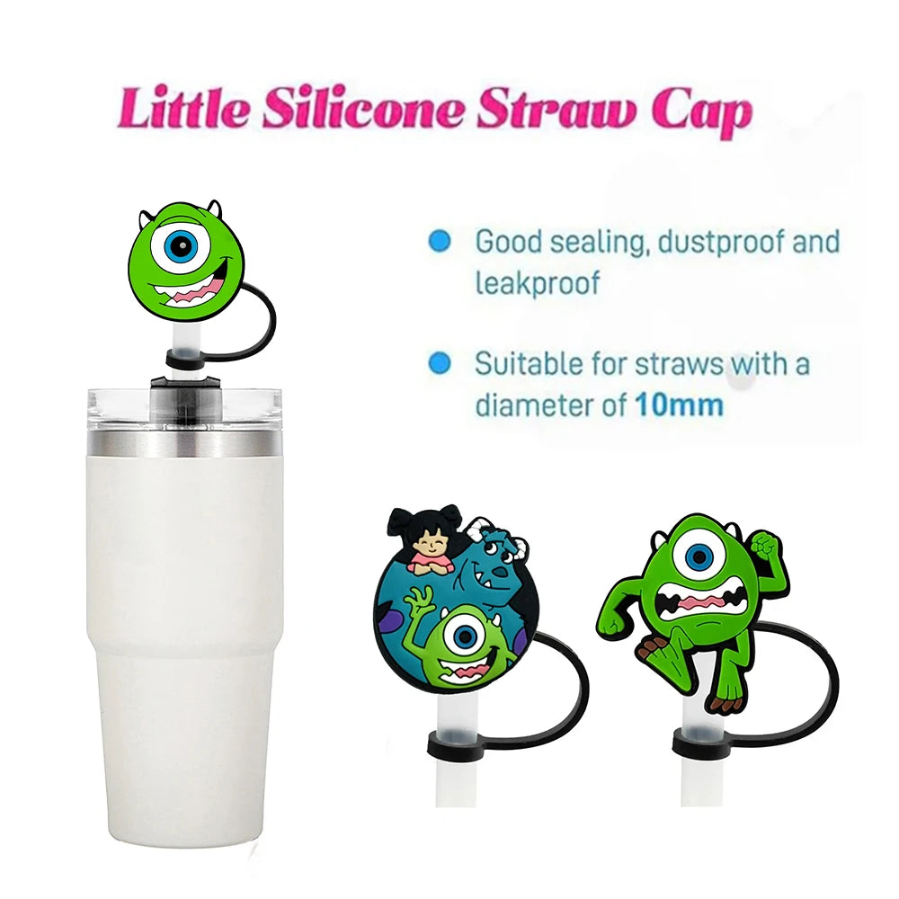 MINISO Monsters U Straw Cover - 10MM Silicone Plug