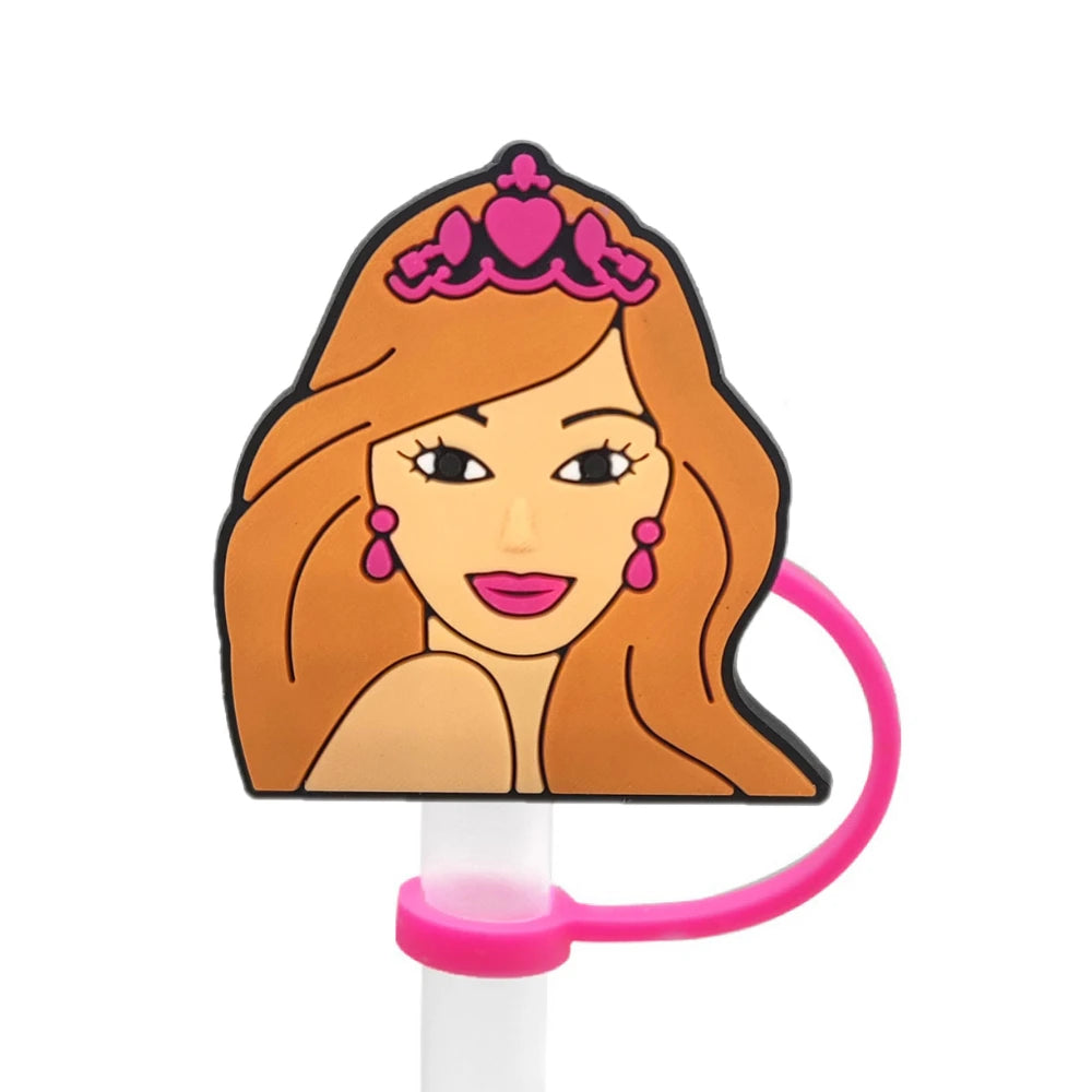 MINISO Barbie Doll Straw Cover - 10MM Reusable Plug