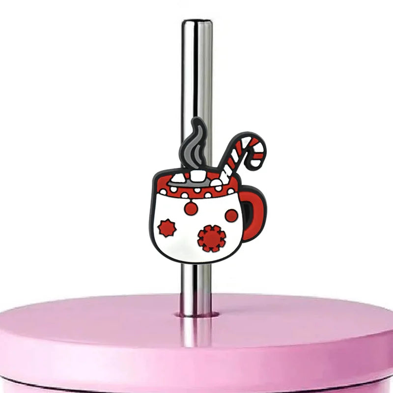 Girls' Custom PVC Straw Topper Charm