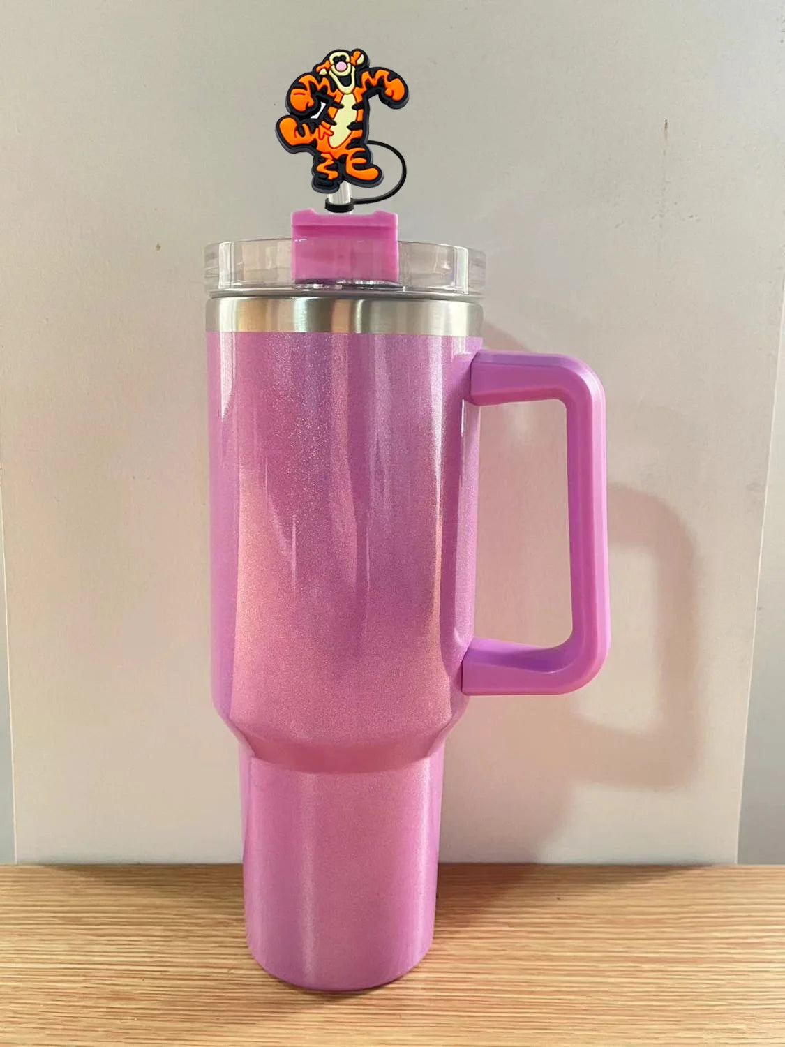 1-20pcs Disney Car Thermos Straw Toppers - 10mm, Reusable, Dust-Proof