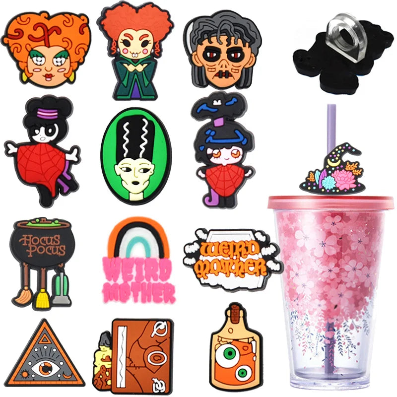 Hocus Pocus PVC Straw Topper Charm