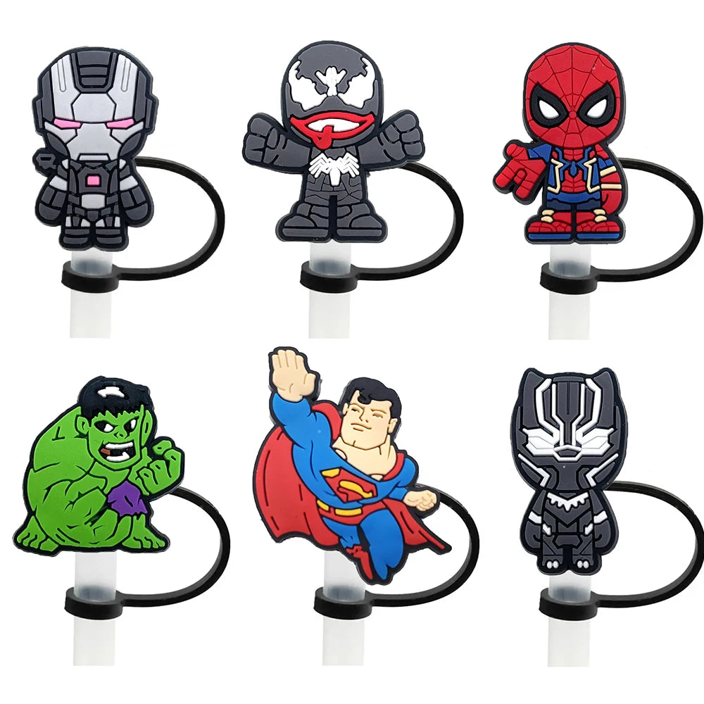 Marvel Avengers Straw Cover - Reusable Hero Cap