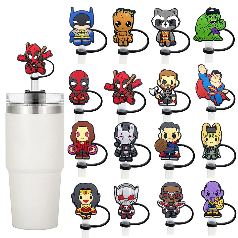 Marvel Avengers Straw Cover - Reusable Hero Cap