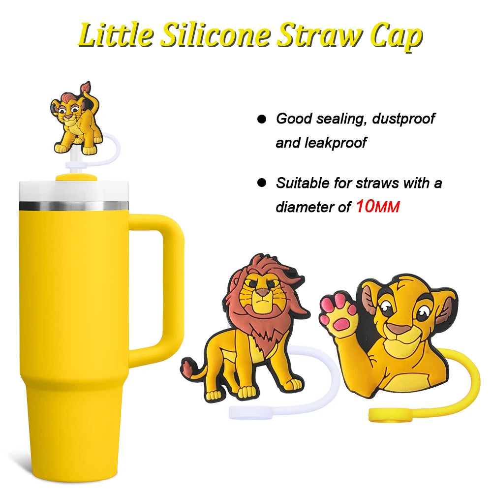 Disney Lion King Simba Silicone Straw Cover