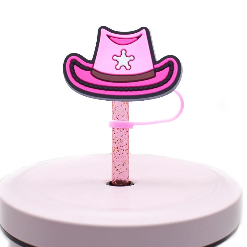 Cowgirl Charm Straw Topper - PVC Horse Hat